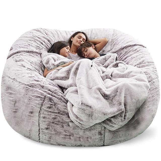 7FT 183cm Fur Giant Washable Bean Bag