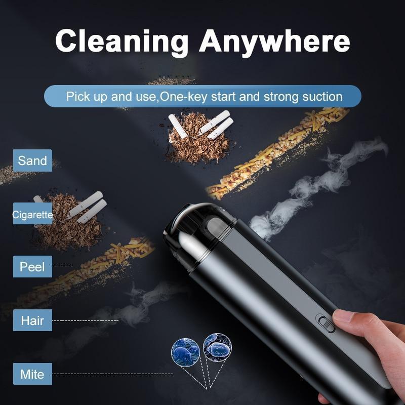 Baseus Mini Car Vacuum Cleaner 5000Pa - Wireless Handheld Vacuum