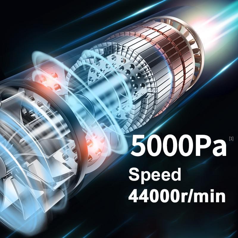 Baseus Mini Car Vacuum Cleaner 5000Pa - Wireless Handheld Vacuum
