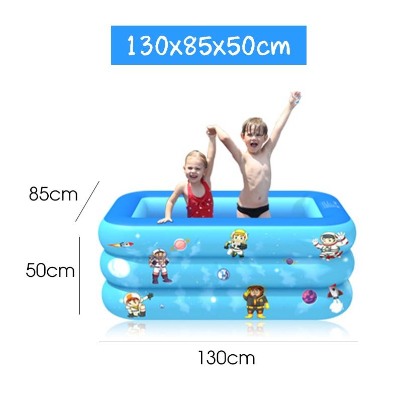 120/130/150/180/210 CM Rectangular Inflatable Swimming Pool