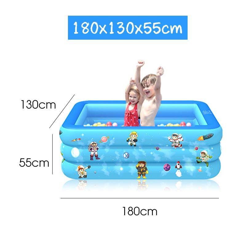 120/130/150/180/210 CM Rectangular Inflatable Swimming Pool