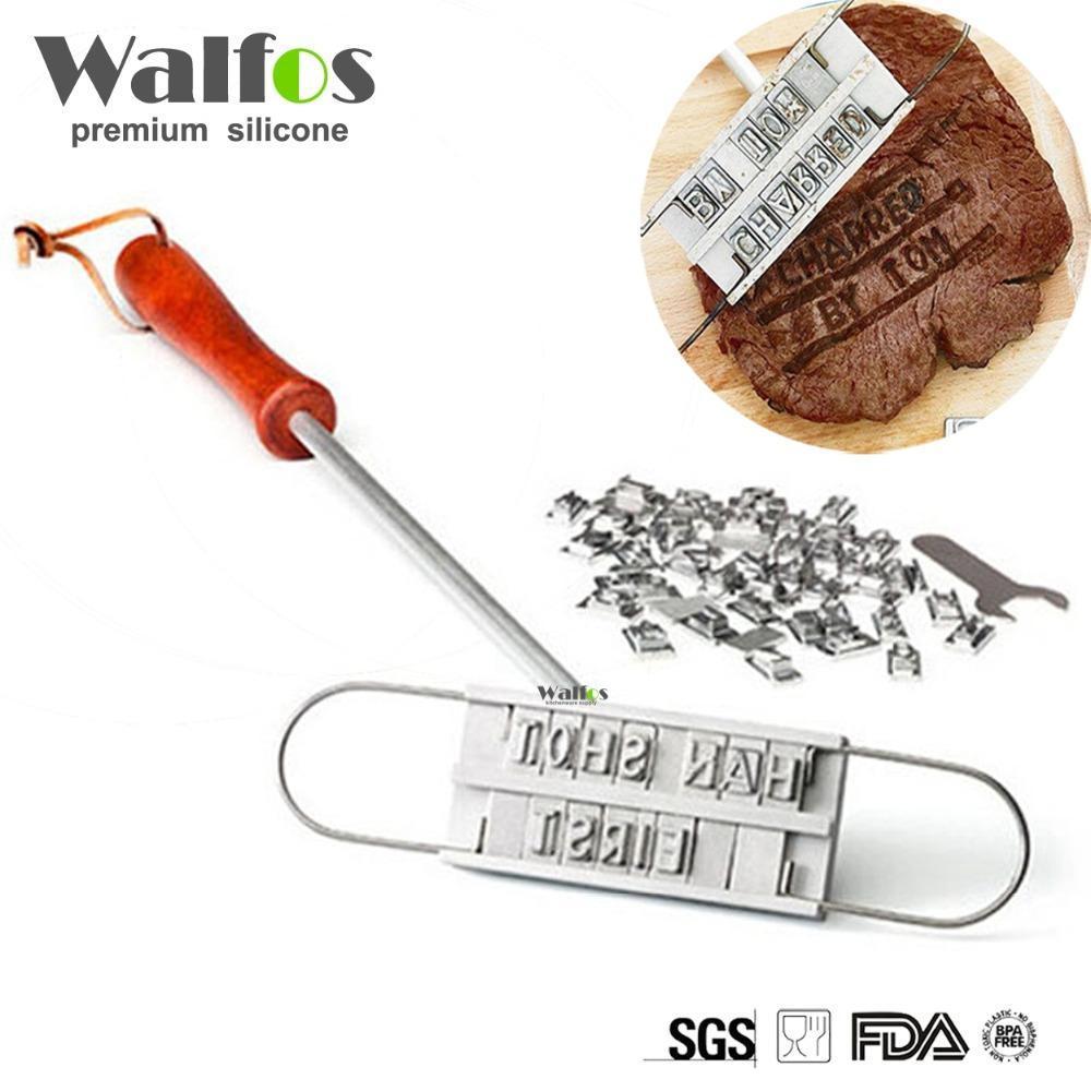 BBQ Meat Branding iron with changeable letters