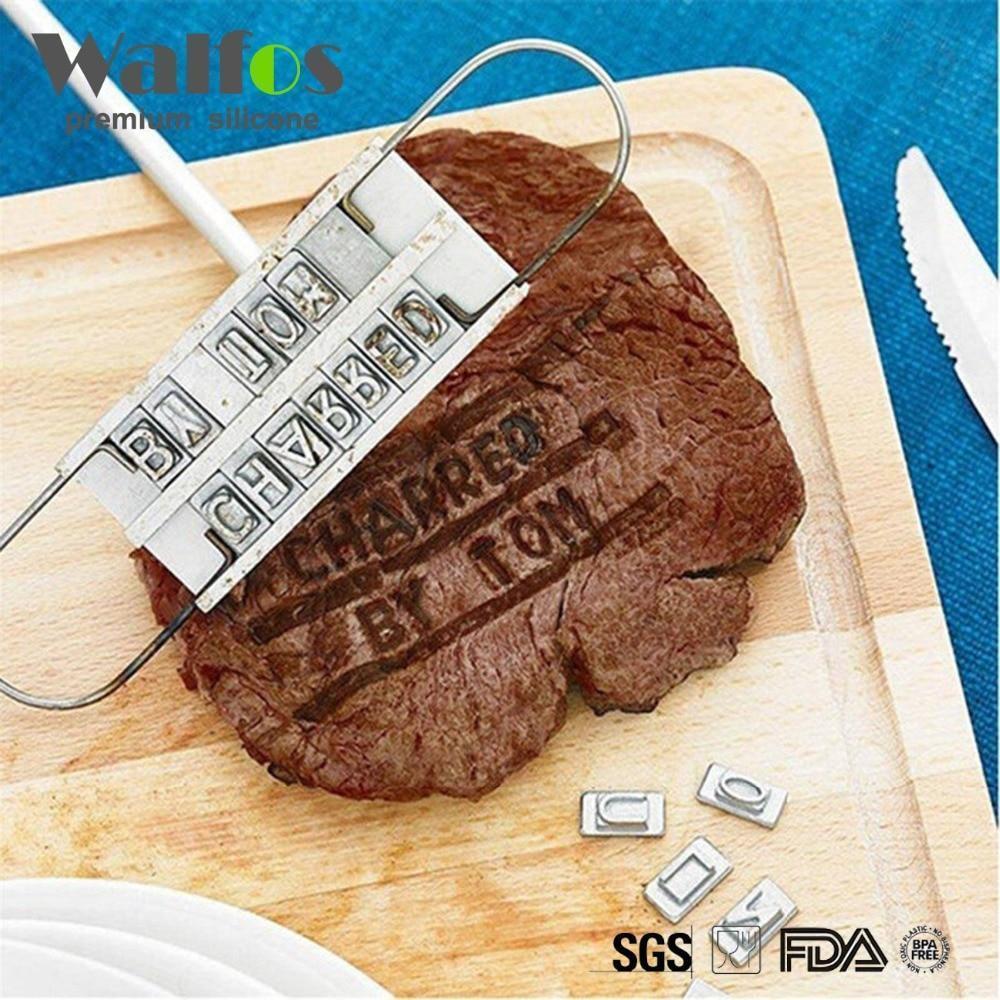 BBQ Meat Branding iron with changeable letters