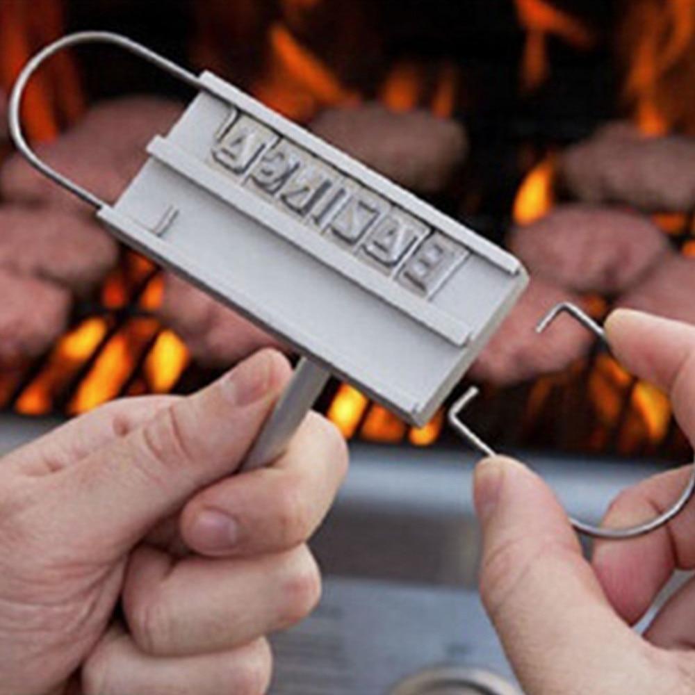 BBQ Meat Branding iron with changeable letters