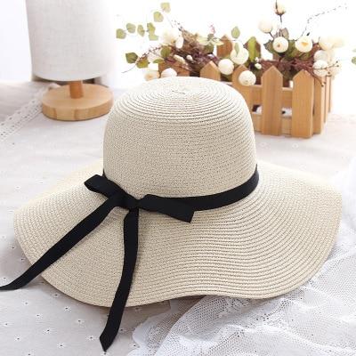Big Wide Brim  Foldable Sun Block UV Protection Panama Straw Hat