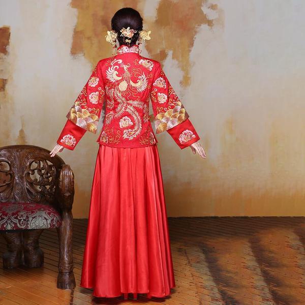 China Traditional Dress Wedding Qipao