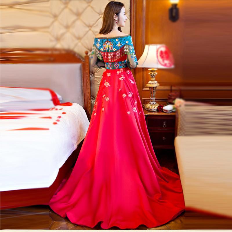 Chinese Style Wedding Formal Dress