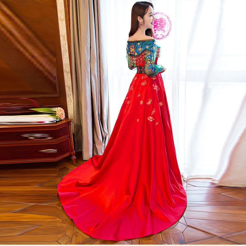 Chinese Style Wedding Formal Dress