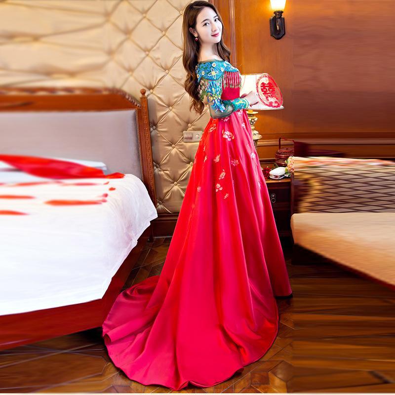 Chinese Style Wedding Formal Dress