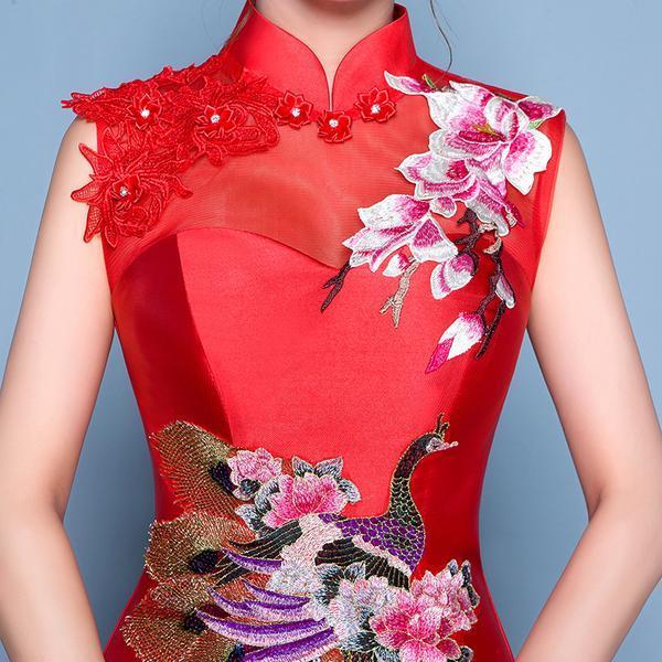 Chinese Traditional Bride Wedding Cheongsam