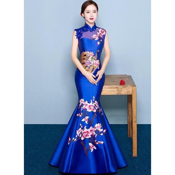 Chinese Traditional Bride Wedding Cheongsam