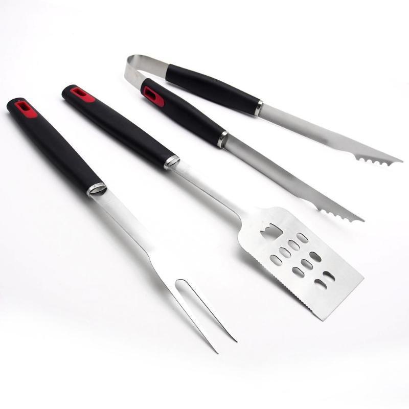 4pcs Non-slip Stainless Steel BBQ Tools