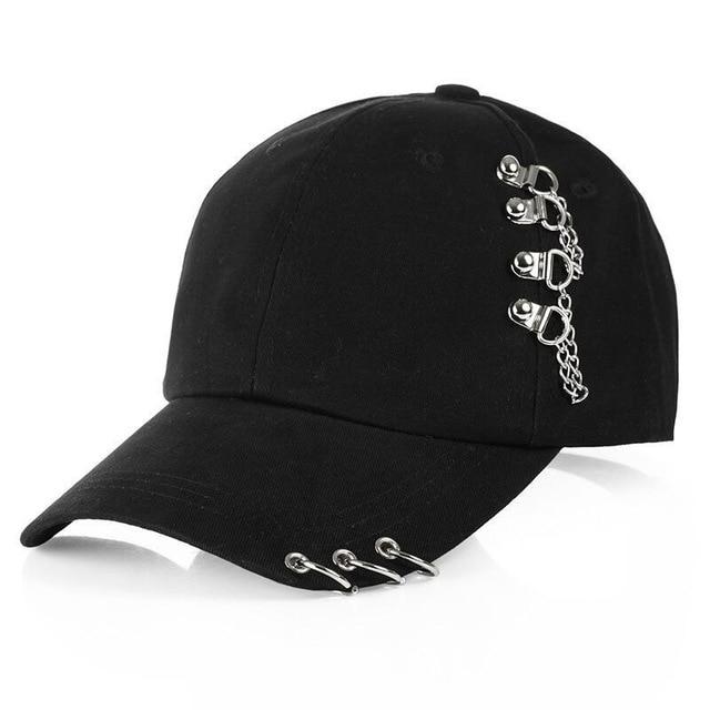 Casual Solid Adjustable Iron Ring Baseball Caps