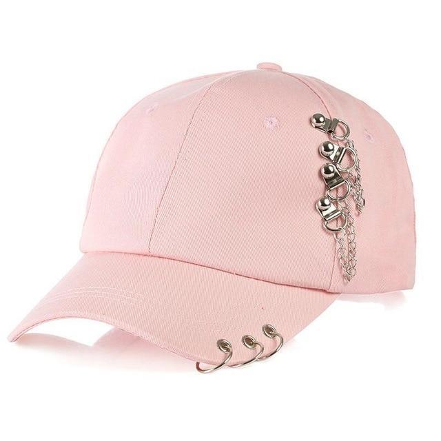 Casual Solid Adjustable Iron Ring Baseball Caps