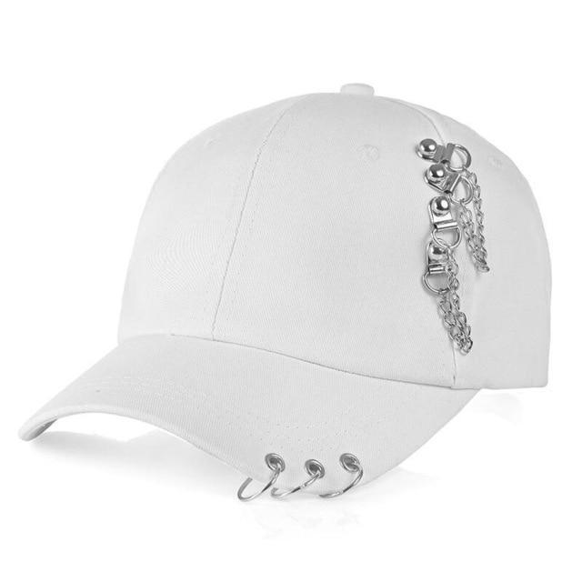 Casual Solid Adjustable Iron Ring Baseball Caps