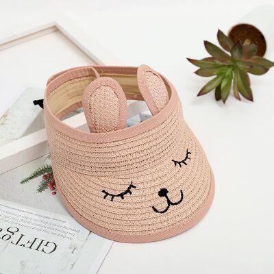 2019 Summer Children's Cat Empty Top Straw Hat