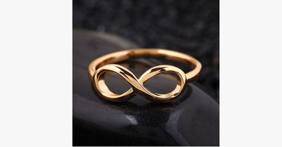 18k Gold Plated Infinity Ring – A Symbol of Your Everlasting Love