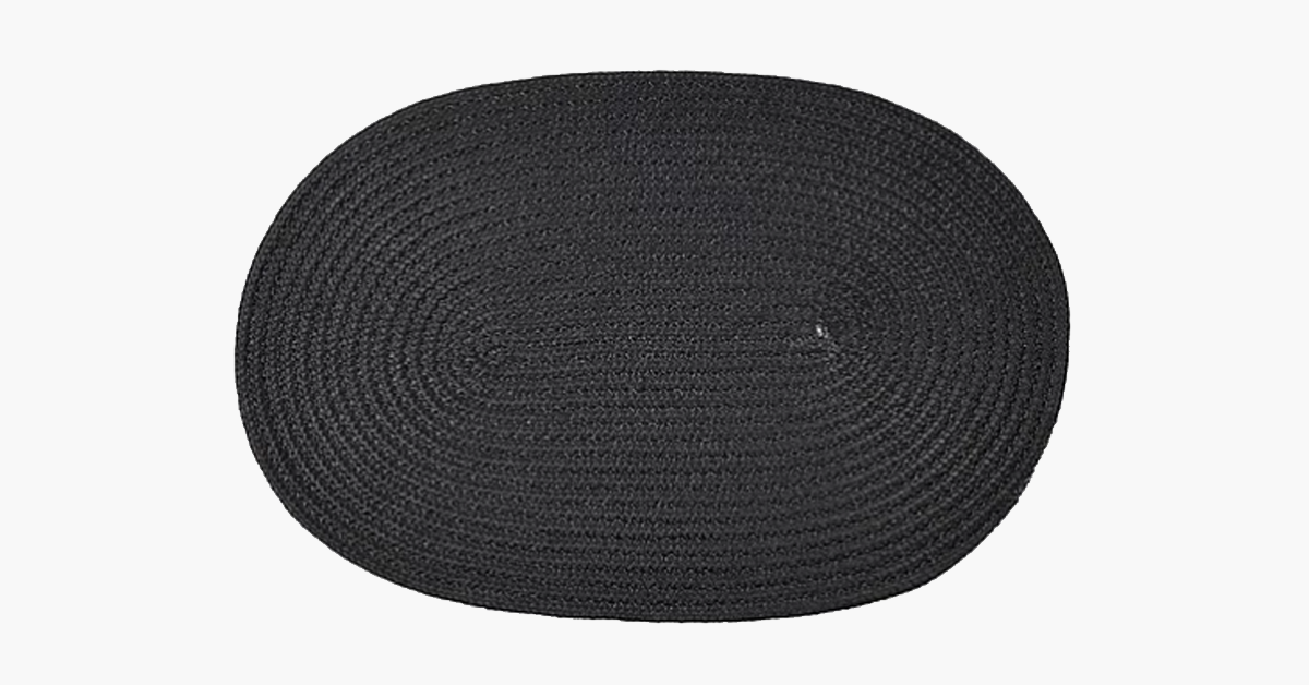 Country Braid Solid Rug