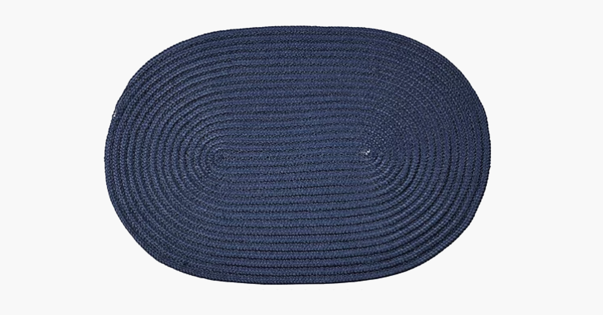 Country Braid Solid Rug