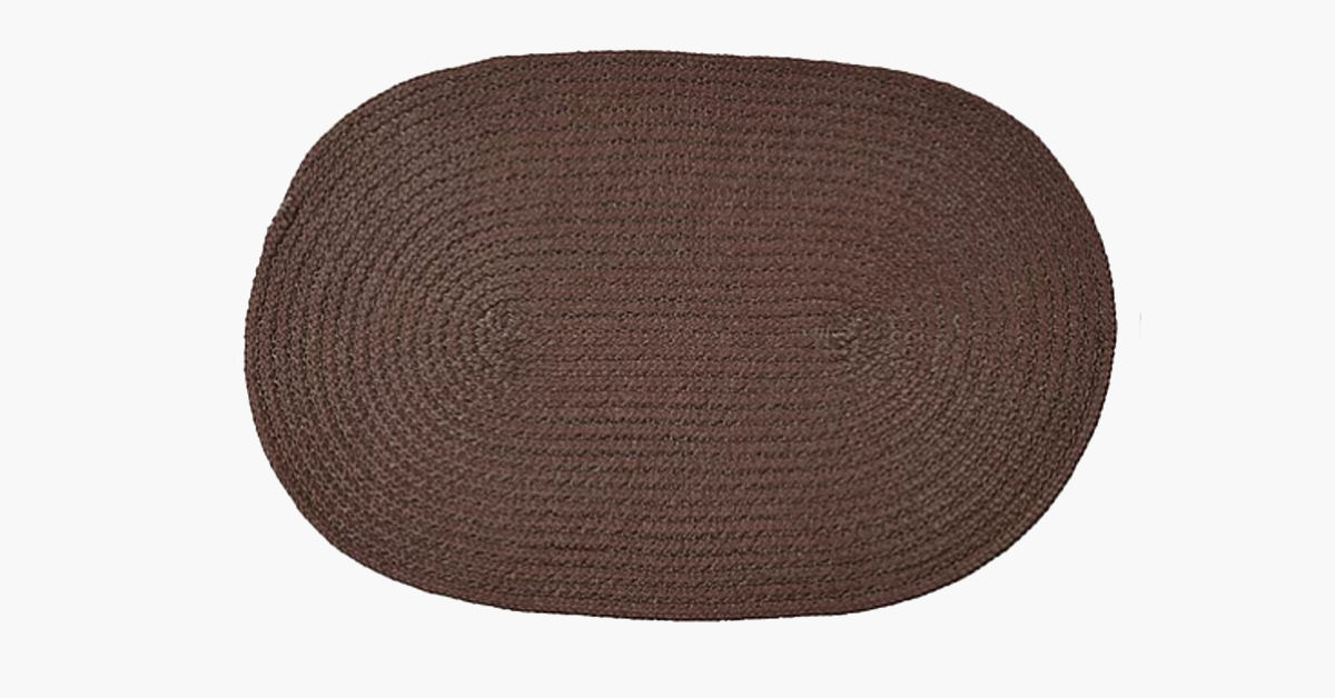 Country Braid Solid Rug