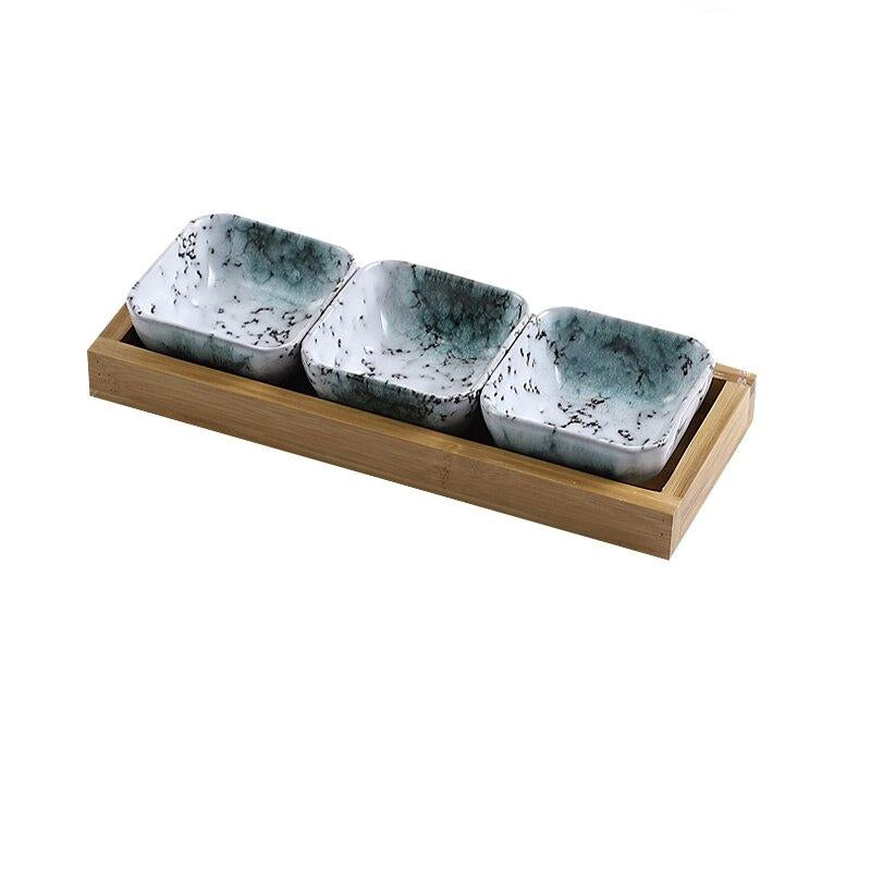 Ceramic Snack Serving Dish Sets