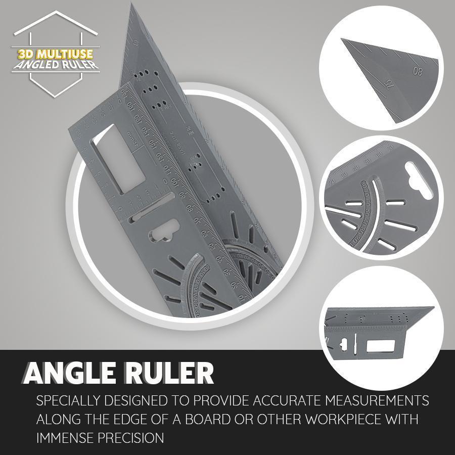 3D Multi-Angle Measuring Ruler