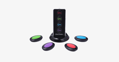 Anti-Lost Transmitter for Keys and Wallet with 4-In-1 LED Wireless Remote