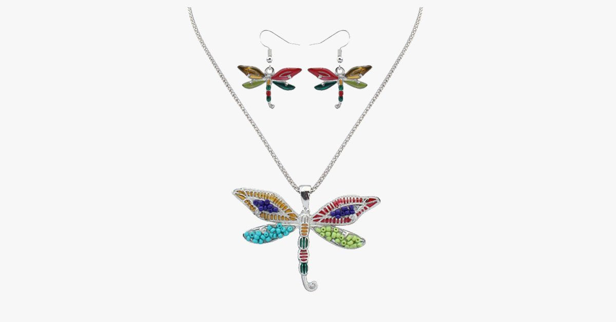 3pcs Butterfly Hippie Pendant Set