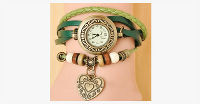 Boho Women’s Watch- Get Vintage Inspired Look- Perfect Chic Accessory for Women
